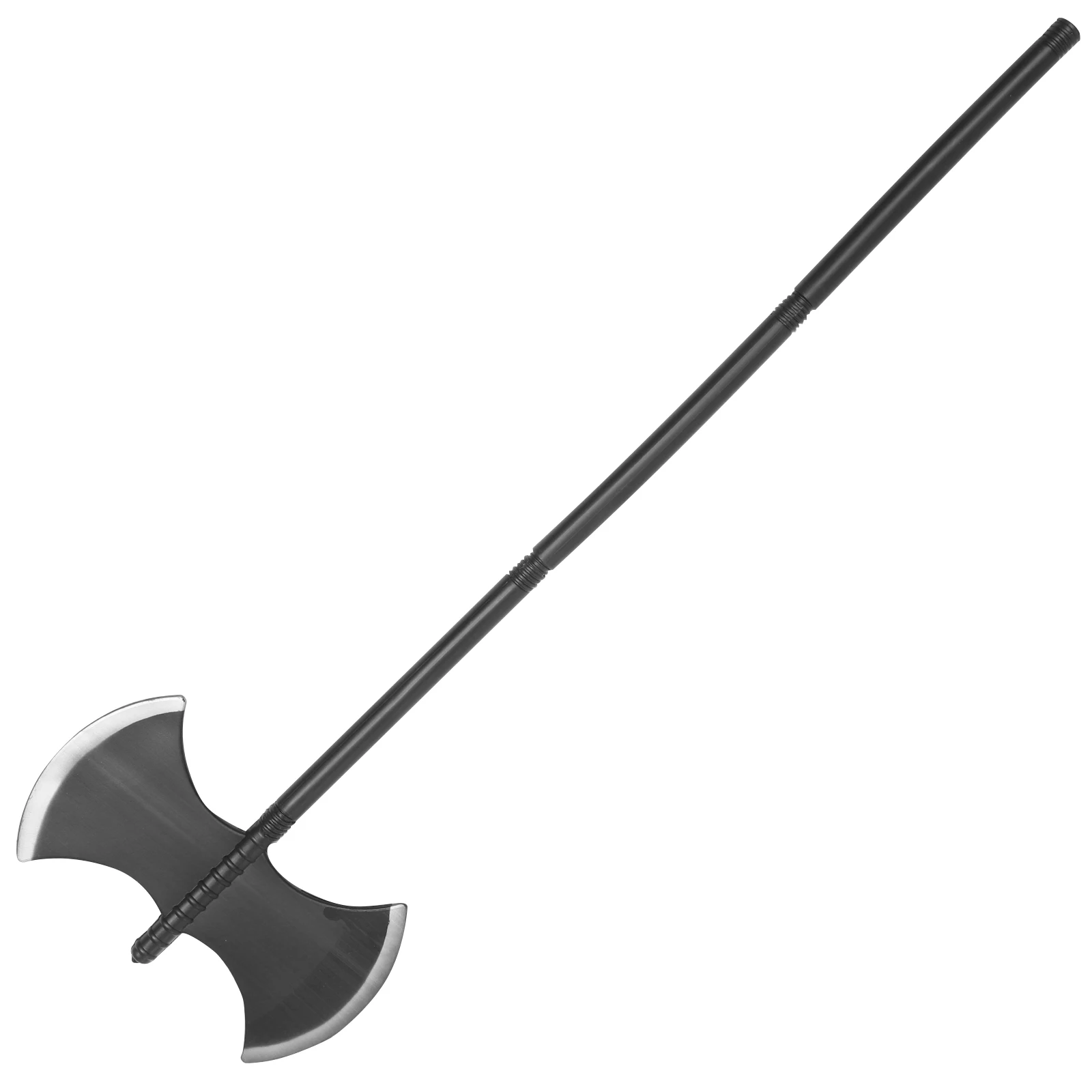 

Double sided Axe Props Plastic Simulated Kids Toy Halloween Party Carnival Cosplay Stage Performance Decor Lightweight Safe