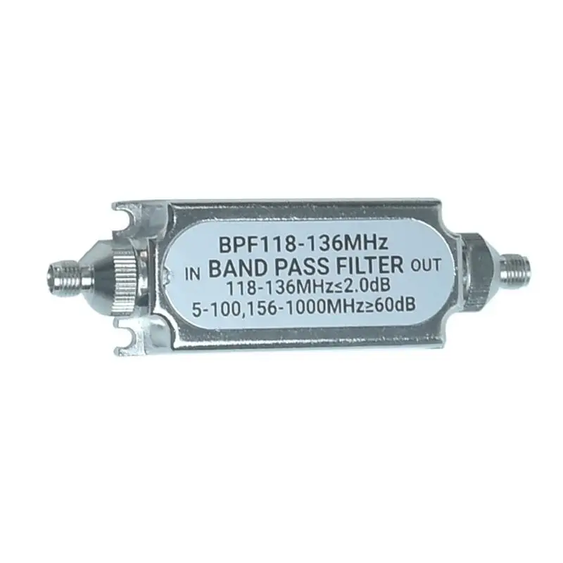 R53C BPF118-136 MHz 50 Ohm SMA Bandpassfilter Bandpassfilter SMA BPF118 – Detail 9