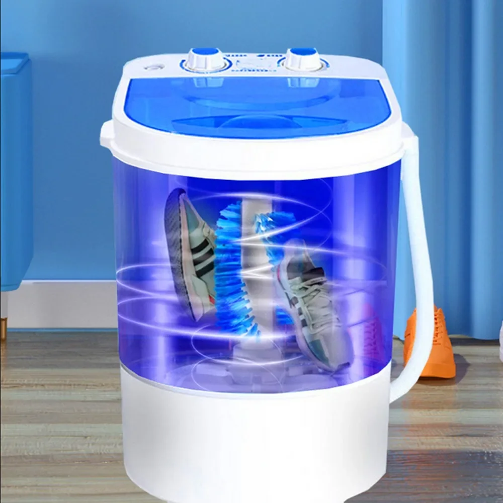 AC110-240V Portable Washing Machine Dryer Bucket for Clothes Shoe Small Washing Machines Mini Automatic Sock Underwear Washer