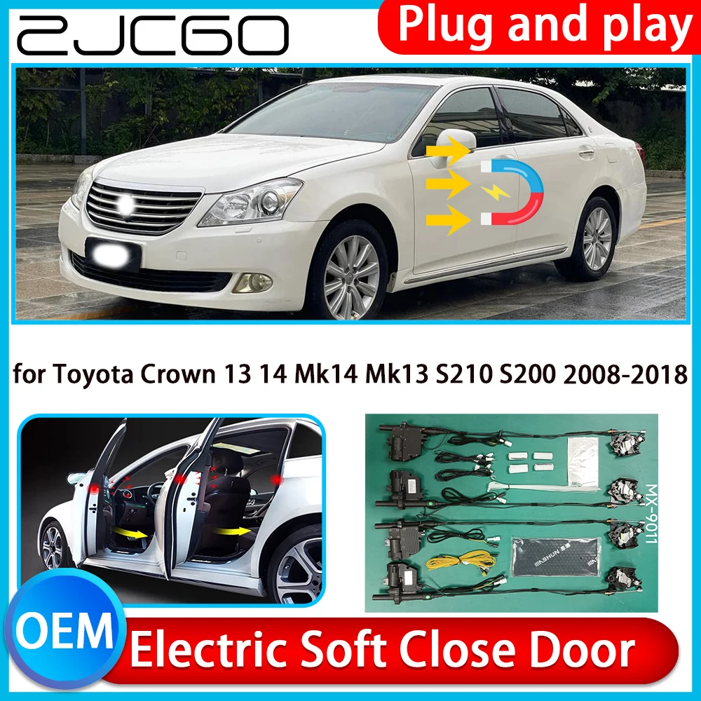 

for Toyota Crown 13 14 Mk14 Mk13 S210 S200 2008-2018 Auto Pull Soft Close Kit Door Power Latch Electric Door Catch Soft Closing
