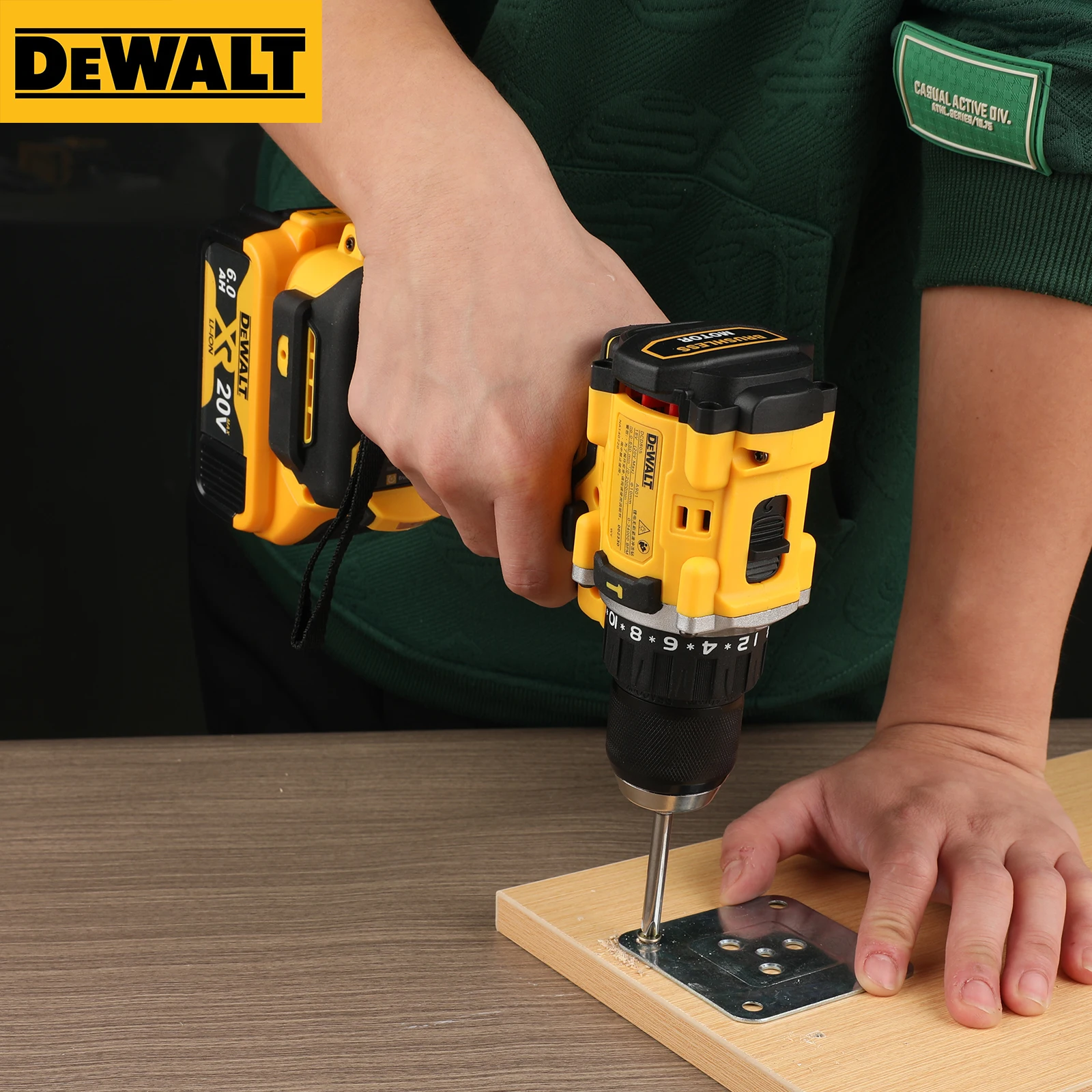 DEWALT DCD805 20Vリチウムイオンバッテリー式ブラシレス電動コンパクトドライバー、ハンドドリル、インパクトドライバー