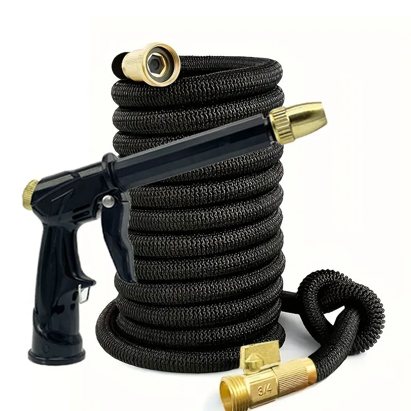 

Металлический разъем, выдвижной садовый шланг, волшебный шланг из ПВХ высокого давления для очистки автомобиля, орошения сада и фермы