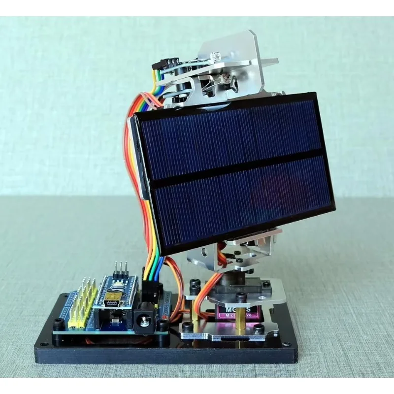 Intelligent Solar Tracker Equipment Solar Tracking Radar DIY Voltage Adjustable Digital Display Module Photovoltaic