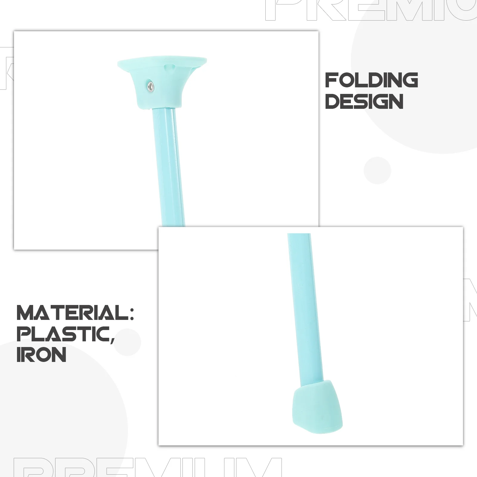 

4Pcs Foldable Table Legs Folding Desk Replacement Heavy Duty Metal Furniture Legs for Laptop Coffee Camping Table