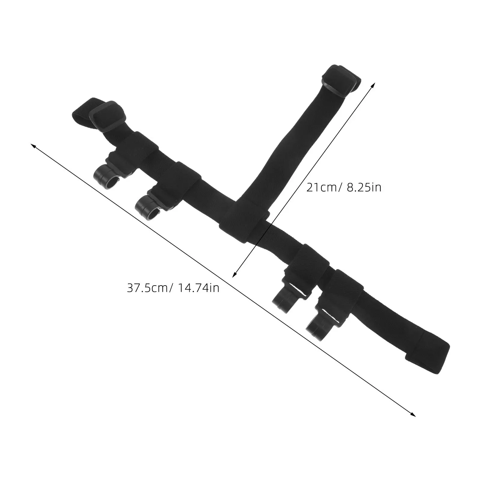 Elastic Headlamp Strap Replacement Hard Hat Headlamp Band Plastic Hooks Safety Accessories Construction Work Outdoor