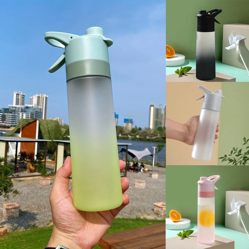 

650ml Water Bottle for Girls Outdoor Sport Fitness Water Cup Large Capacity Spray Bottle BPA Free Drinkware Travel Bottles