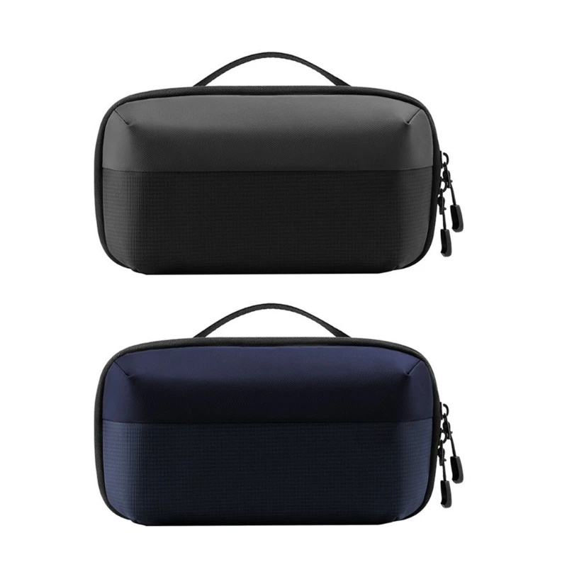 hx6a-nylon-electronics-storage-bag-with-zippers-closures-and-mesh-compartments
