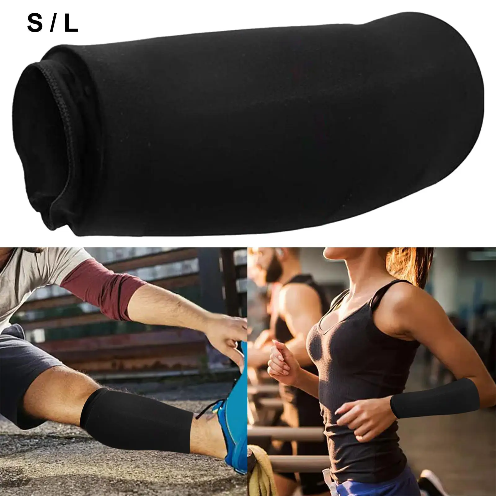 Elbow Ice Pack Hot & Cold Elbow Brace Gel Ice Wrap Compression Sleeve for Wrist Swelling Soreness Reduce Joint Pain Bruising