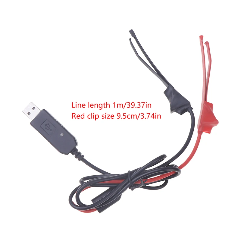 Kabel pengisi daya catu daya USB Interkom Walkie Talkie Universal 4.2V-8.4V klip konektor pengisian aksesori perangkat pengisi daya