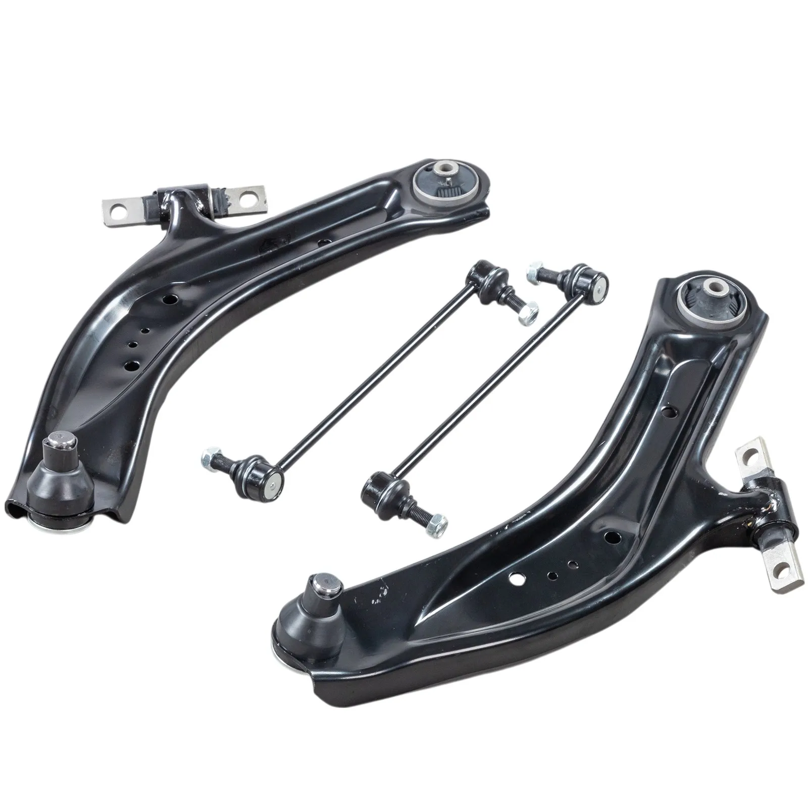 4x Front Lower Control Arms w/Ball Joints + Sway Bars for Nissan Rogue Sport