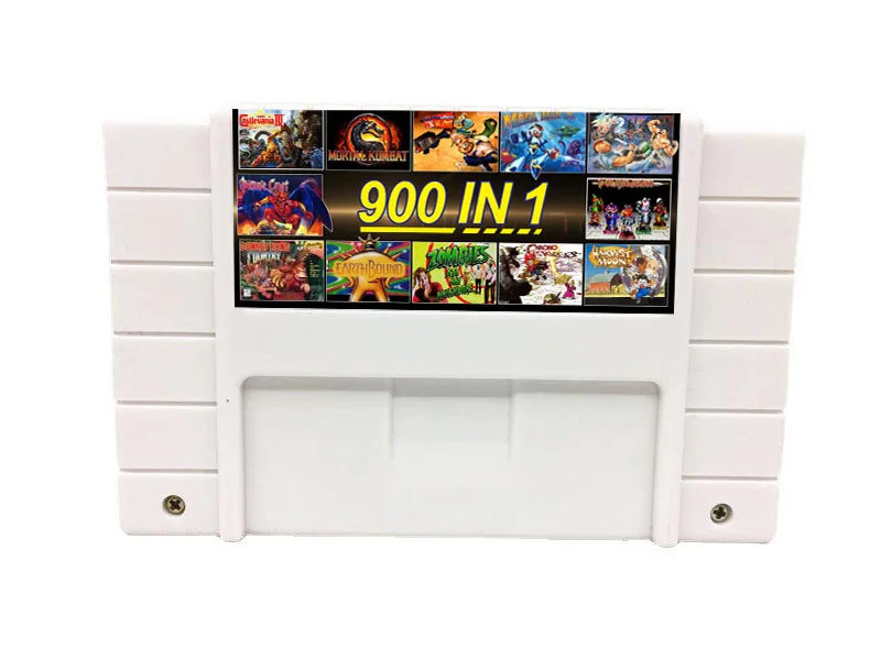 SNES 900 в 1 Pro Game Cartrige V1 для 16-битного картриджа для игровой консоли SNES NTSC Edition