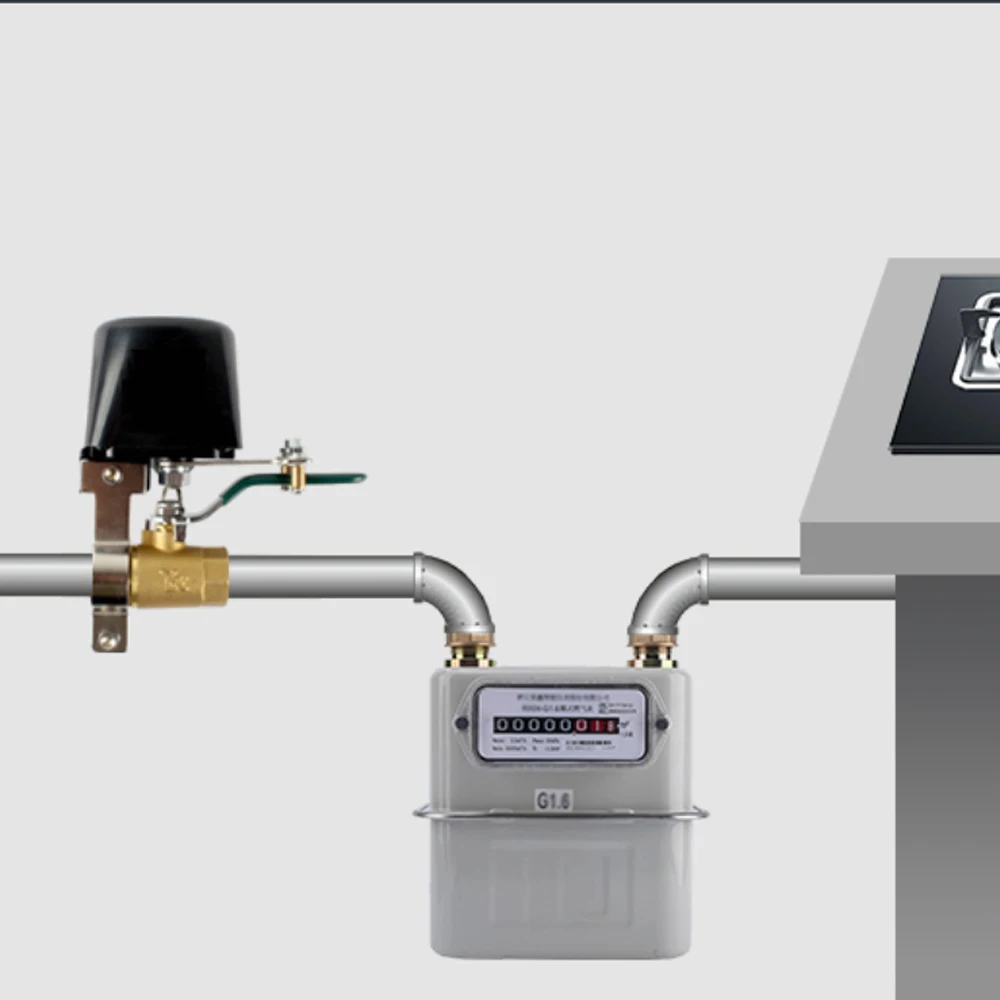 1/2' 3/4' 1' Electric Automatic Manipulator Shut Off Ball Valve for Alarm Gas Water Pipeline DN15 to DN25 12V 1A image 5