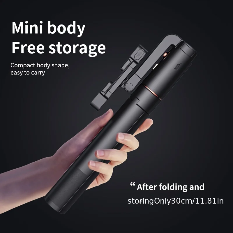 Xiaomi Extendable Selfie Stick Auto Face Tracking Tripod with Light 360 Degree Rotating Mobile Phone Head Outdoor Travel Selfie