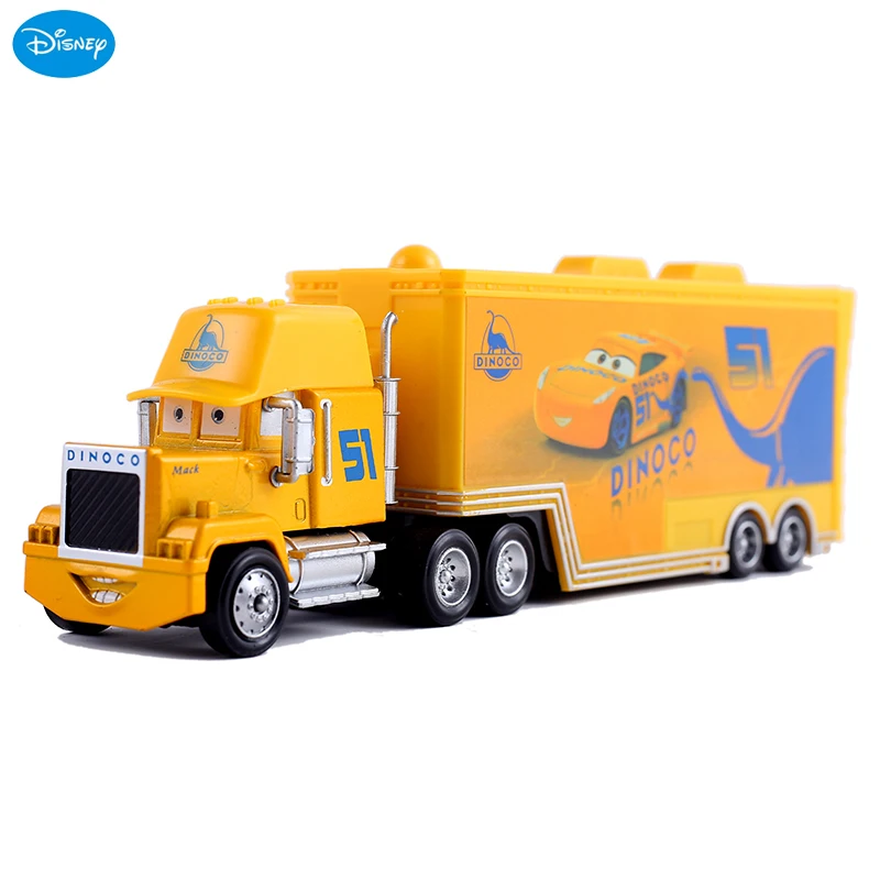 

Набор автомобилей и грузовиков Disney Pixar The King Cruz Lightning Mcqueen Mike Uncle 1:55, литая под давлением модель грузовика, автомобильные игрушки для мальчиков, рождественский подарок