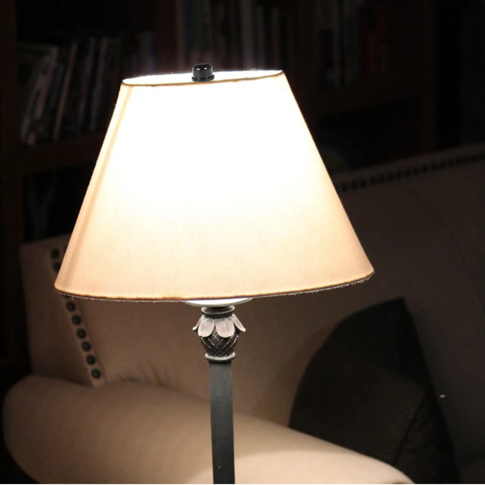 

8Pcs Harp Lamp Finial Caps Tapped Solid Metal Lamp Finials for Table Floor Lamps DIY Home Restaurant Coffee Shop Decor Light