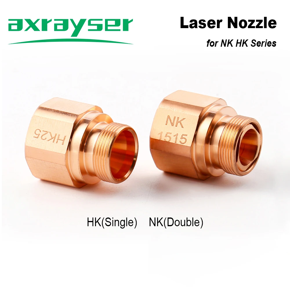Laser Cutting Nozzles For NK HK Series Single Double Layer H17 for Fiber Laser Cutting Machine Copper Nozzle Cutting Head