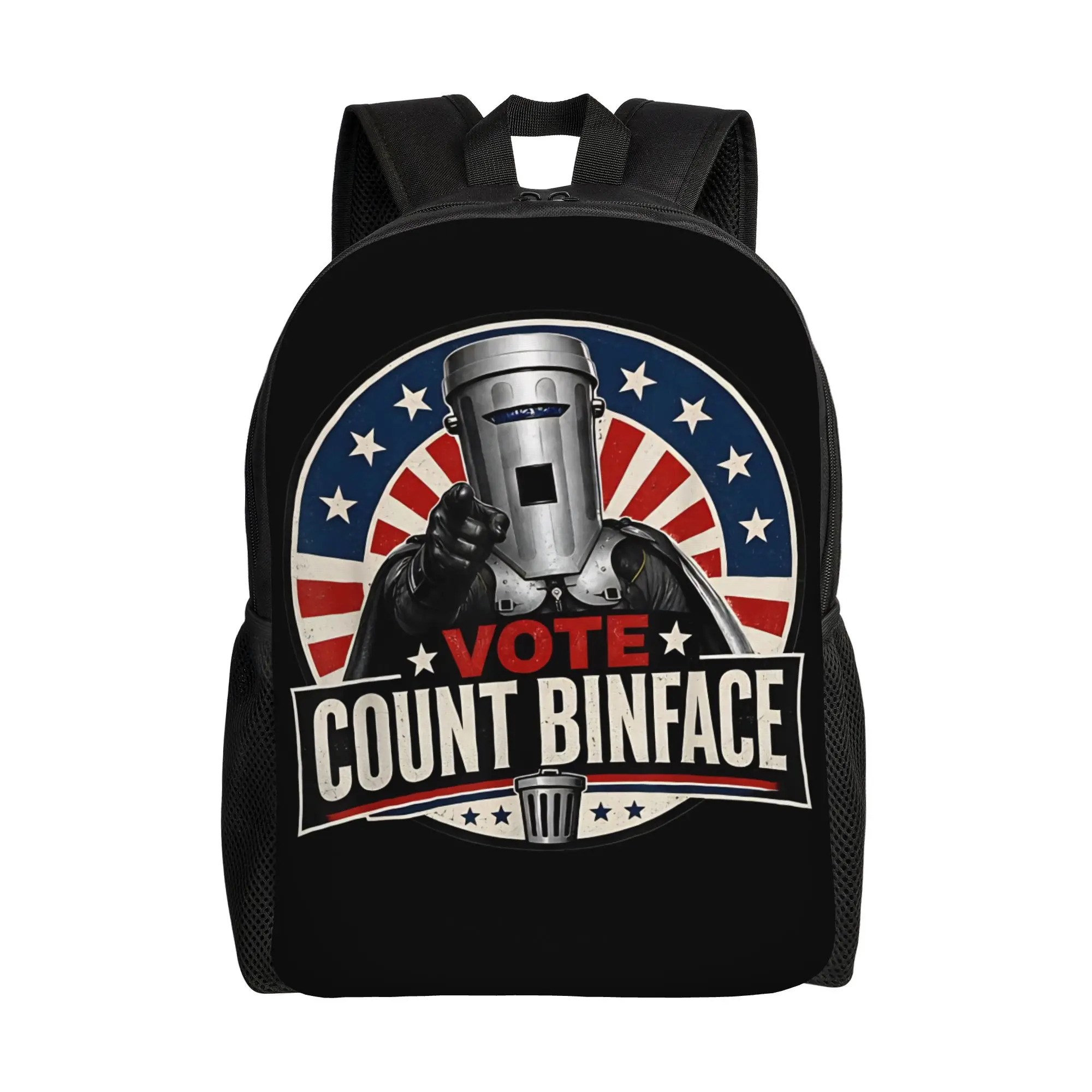 Count Binface Vote Binface Clacton By-Election Backpack for Men Women Cool High School Daypack  College Shoulder Bag Gift