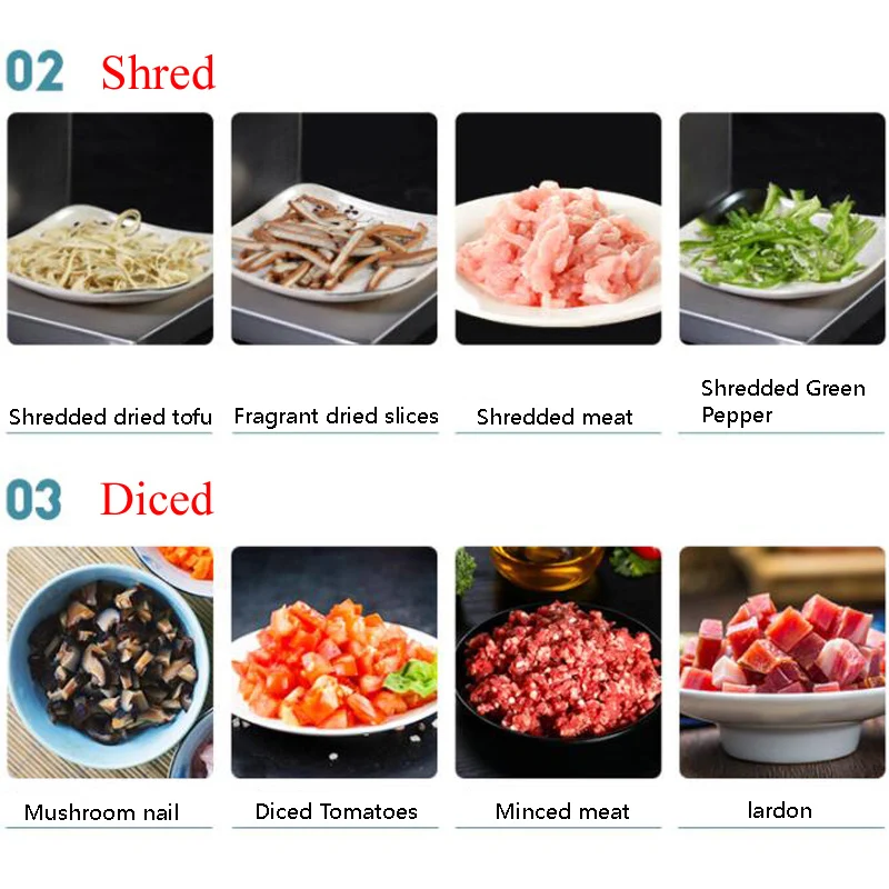 Meat Slicer Commercial Frozen Bone Cutting Machine Minced Lamb Bone Meat Cutter Chicken Duck Fish Ribs Lamb Cutting Kitchen Tool
