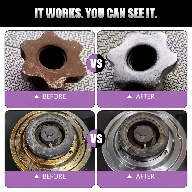 Мощный агент по ремонту металла — полирующий спрей для удаления железного порошка, полировка, возраст восстановления автомобильного металла