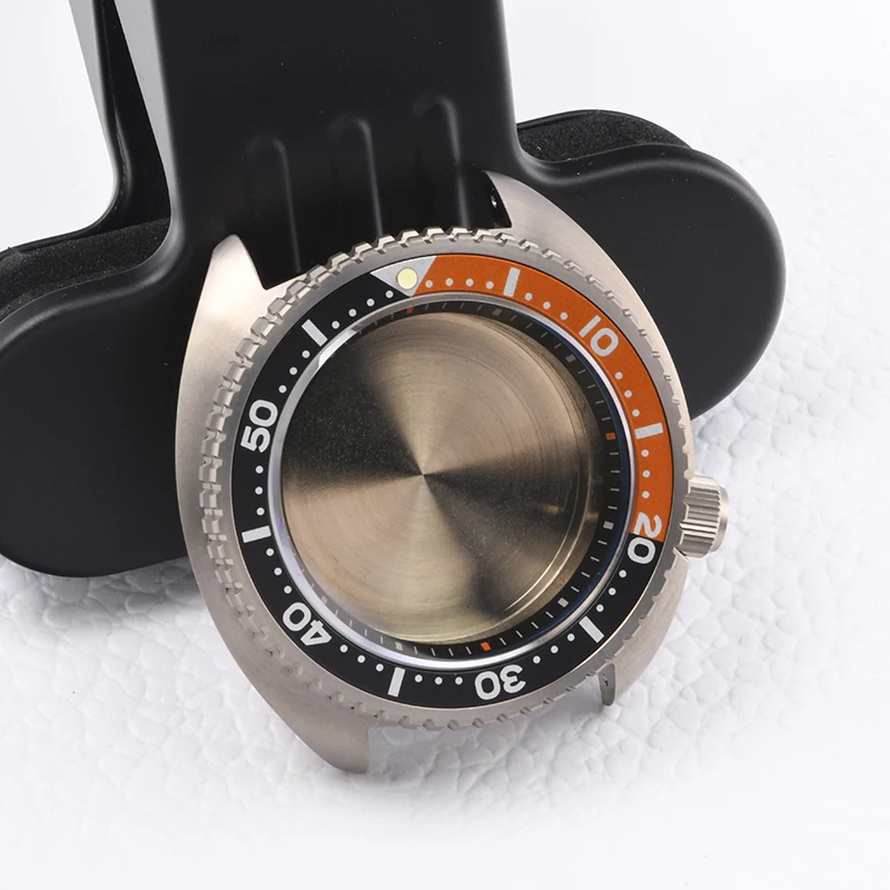 

3.8 O'clock 6309 Watch case Titanium Sapphire Glass super lume Waterproof For NH35 NH36 Automatic Movement fit Seiko mod case