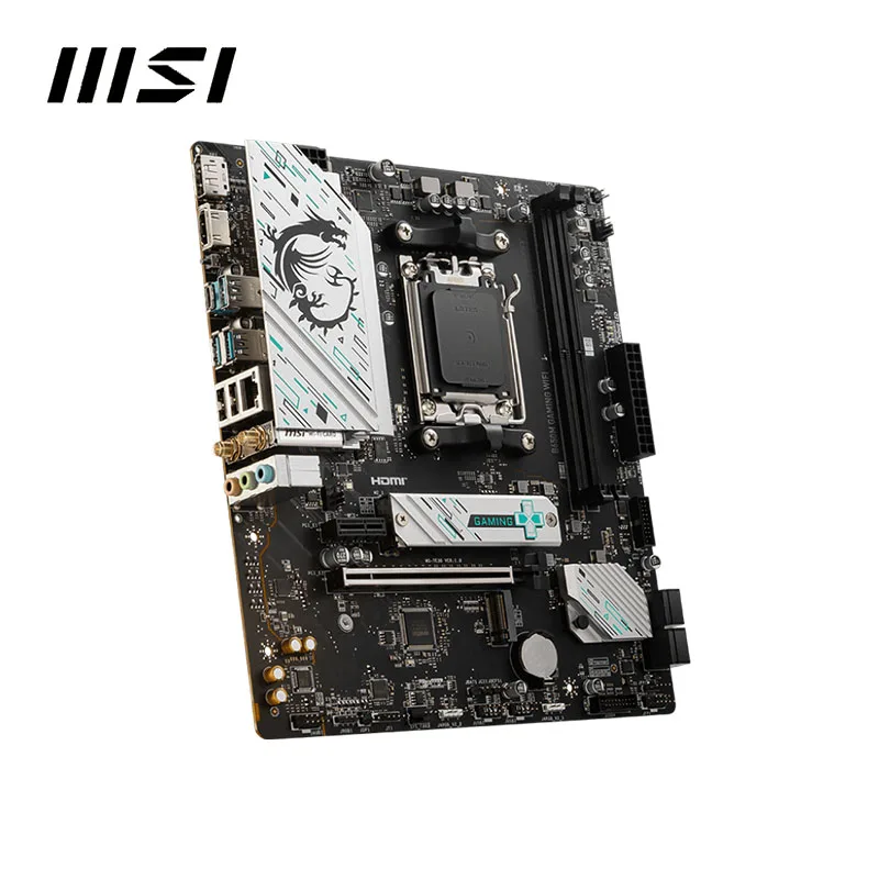 Новая материнская плата MSI B650M GAMING WIFI для AMD B650 и AMD Ryzen ™   Материнская плата серии 7000, 8000, 9000 с разъемом AM5