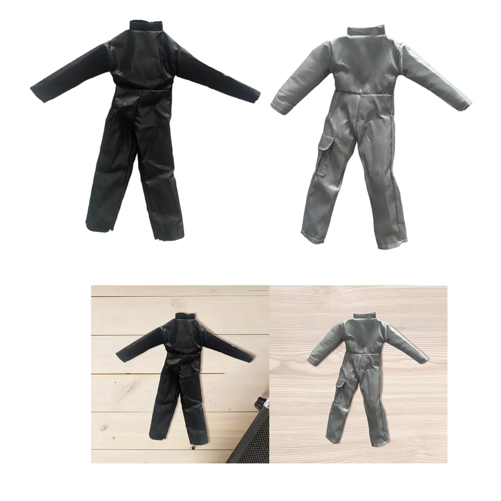 Puppenoverall im Maßstab 1:6, Miniaturbekleidung für 12-Zoll-Actionfiguren