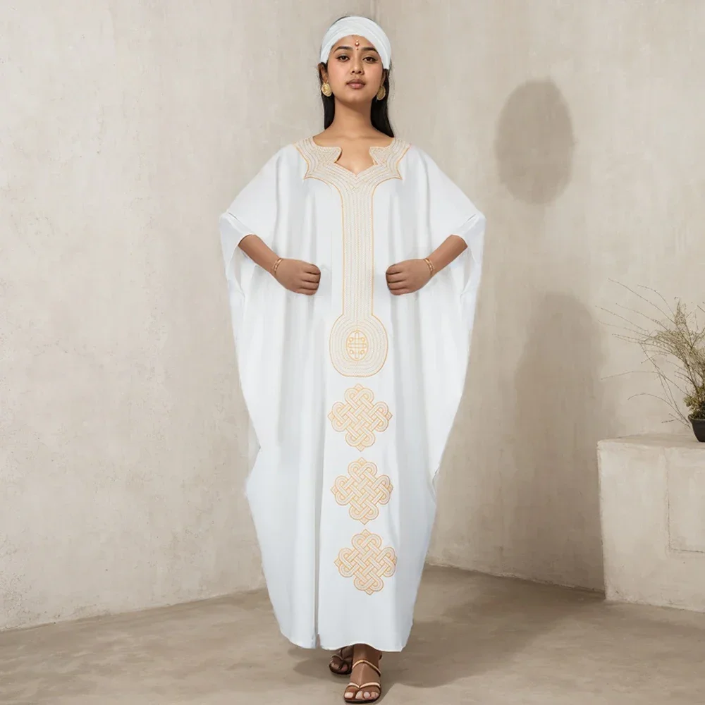 2025 Abayas para mujeres Dubai lujo africano musulmán moda vestido caftán Marocain vestidos de fiesta de noche Boubou Robe Djellaba Mujer