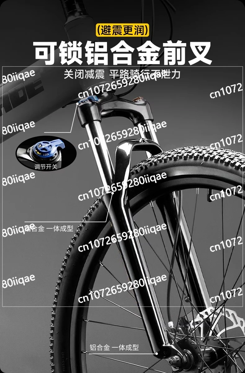 دراجة جبلية قابلة للطي محمولة للبالغين من الذكور المراهقين والطالبات والعتاد المتغير الخفيف على الطرق الوعرة #5