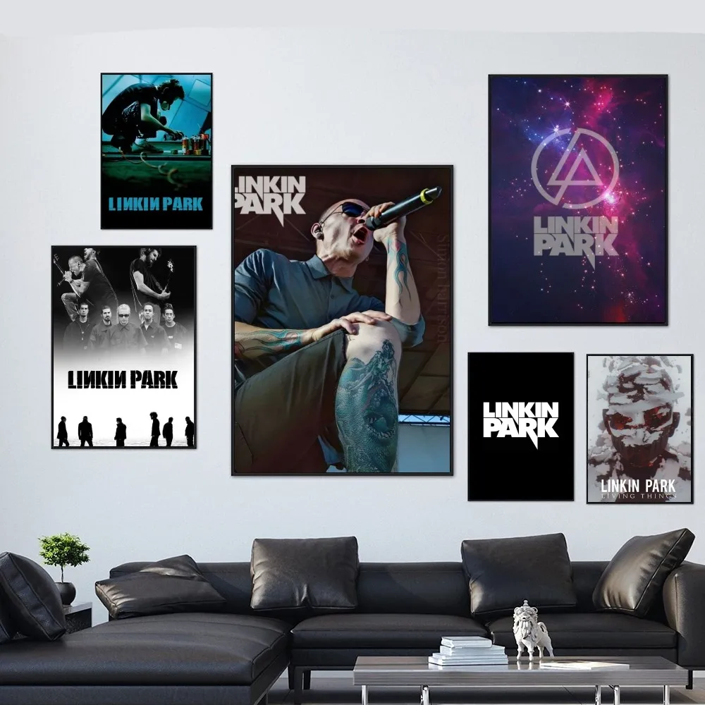 1PC Band L-Linkin Cool P-Park Poster High Quality Poster Paper Waterproof Home Living Room Bar Wall Decoration