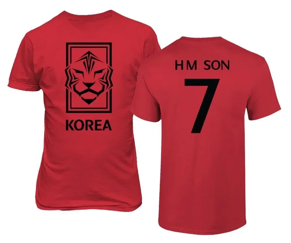 South Korea Soccer #7 Heung-Min Son World Football Adult and Youth T-Shirt