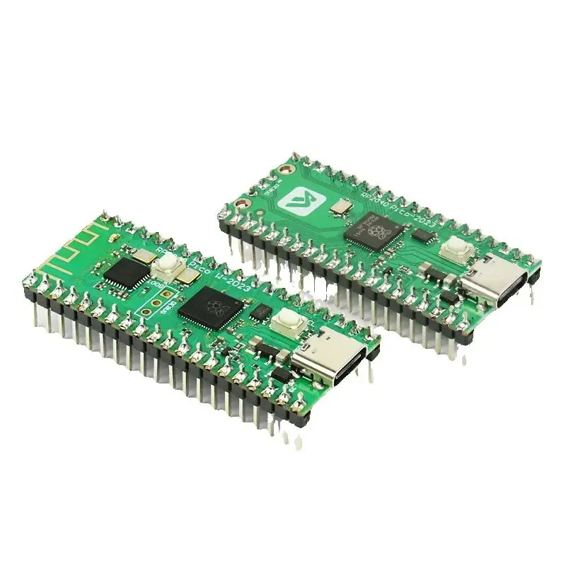 1 unids/piezaCompatible con la placa de desarrollo Raspberry Pi Pico. El RP2040 de doble núcleo de Raspberry Pi PICO admite Python.
