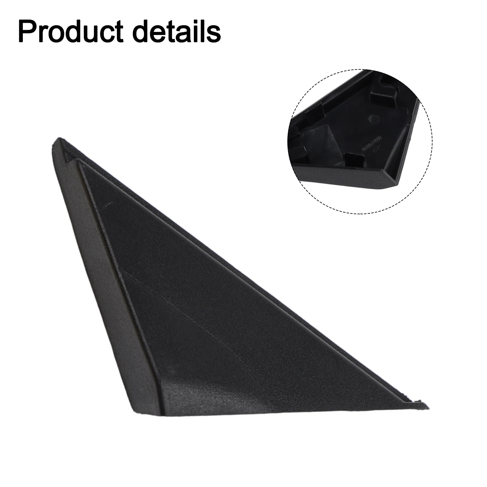 A-pillar Trim Upgrade Fender Pillar Trim A-pillar Triangle Exterior Mirror Molding Accessory Interior Moulding