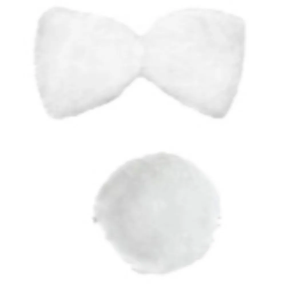 Accessoires de déguisement de pâques, montre de poche en plastique 4 pièces, nez de lapin, oreilles de lapin, lunettes de soleil rondes