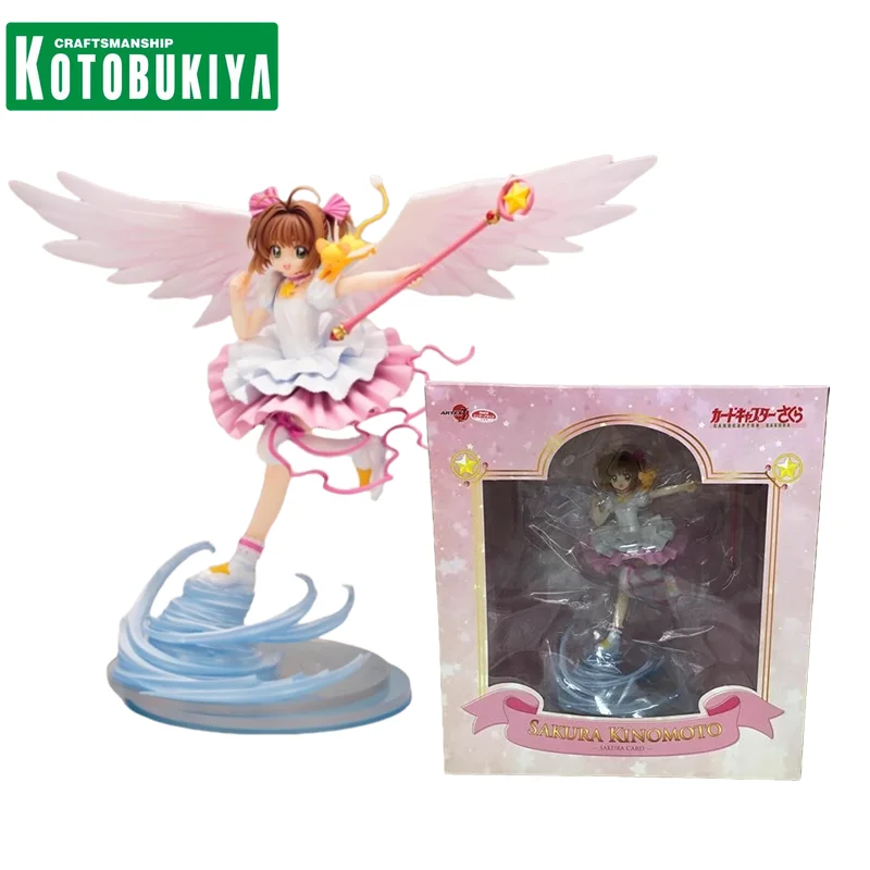 

Фигурка KOTOBUKIYA аниме PV157 ARTFX J Sakura Kinomoto, фигурка героя, игрушки для детей, подарок, Коллекционная модель с орнаментом