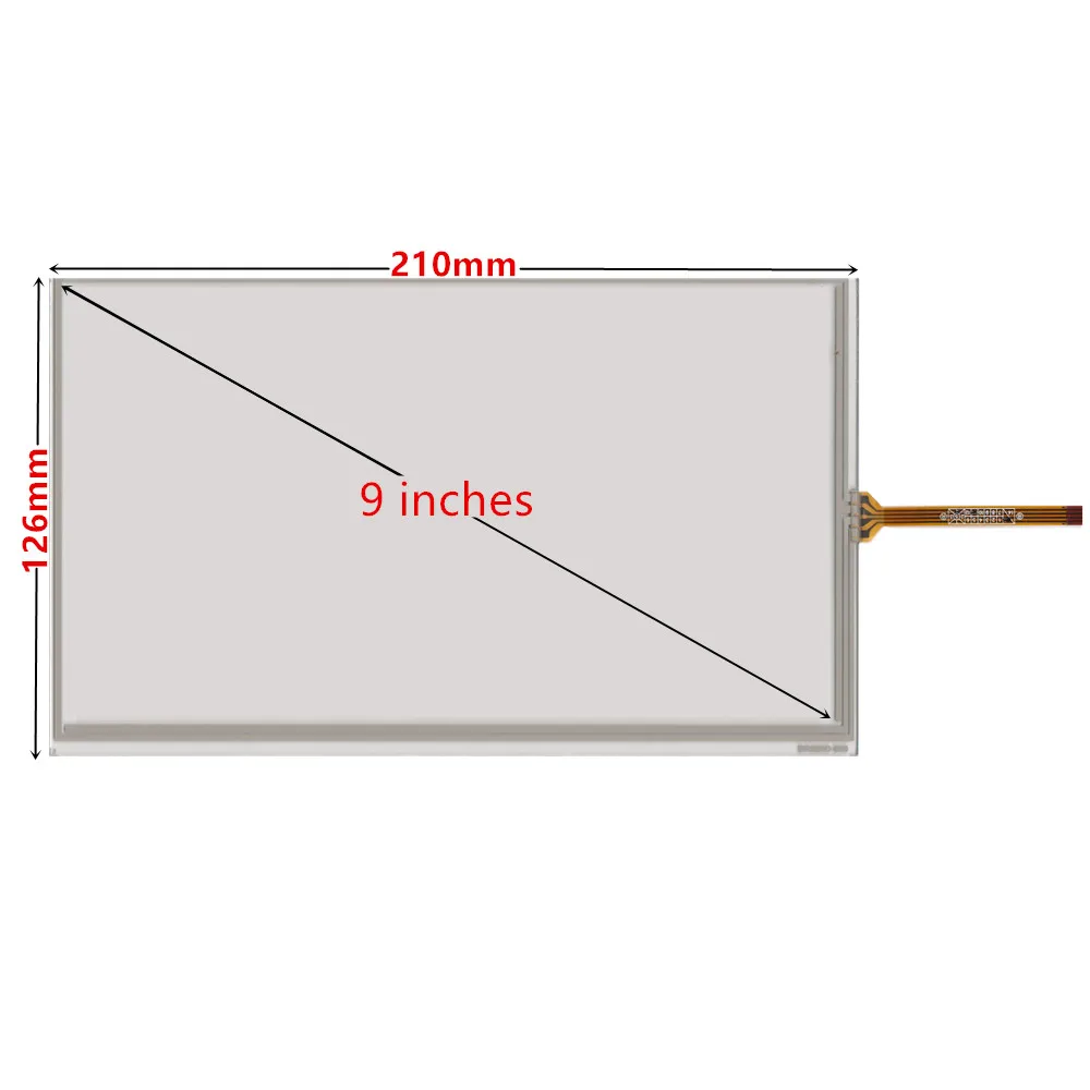 9 inch 6 inch 7 inch 4Pin car DVD GPS Navigation central control resistive touch screen touch panel