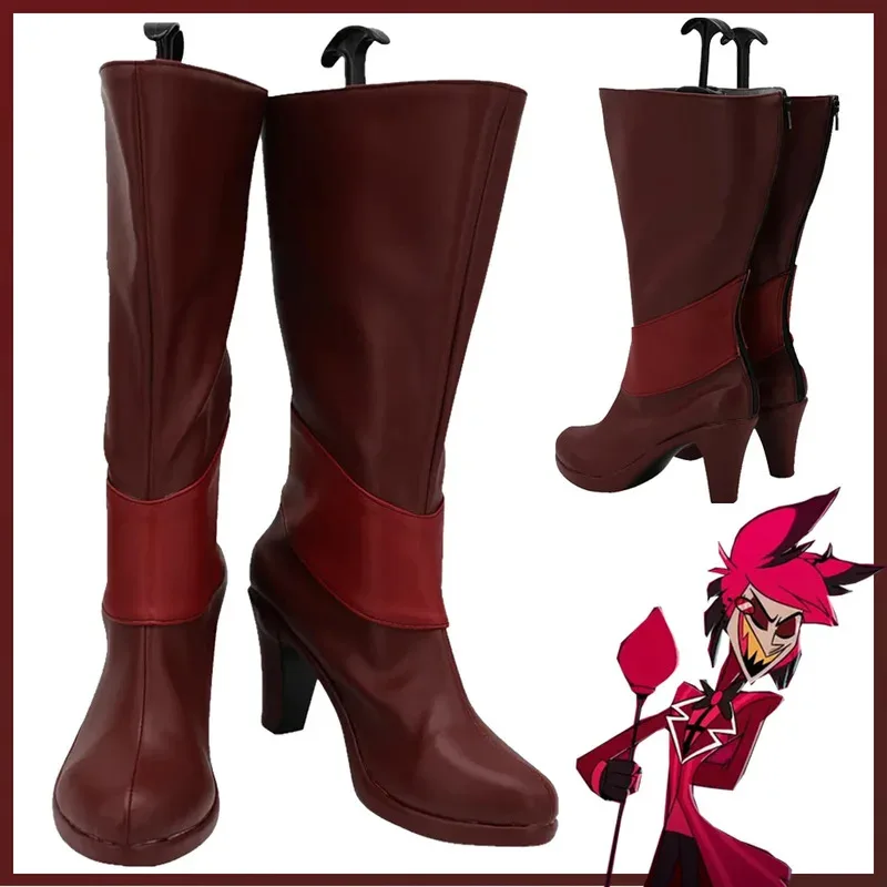 

Alastor Cosplay Long Boots Shoes Cartoon Hotel Disguise Footwear Adult Women Men Role Play Costume Accessories Halloween Props