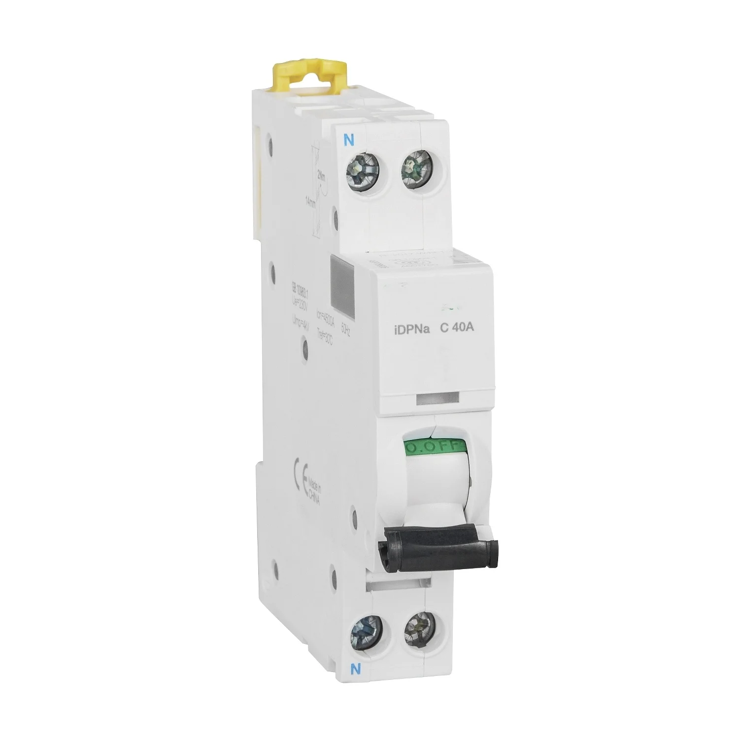 

A9P08640 IDPNA C 40A 4.5KA 1P+N | 40A | C | 4.5KA IDPN miniature circuit breaker