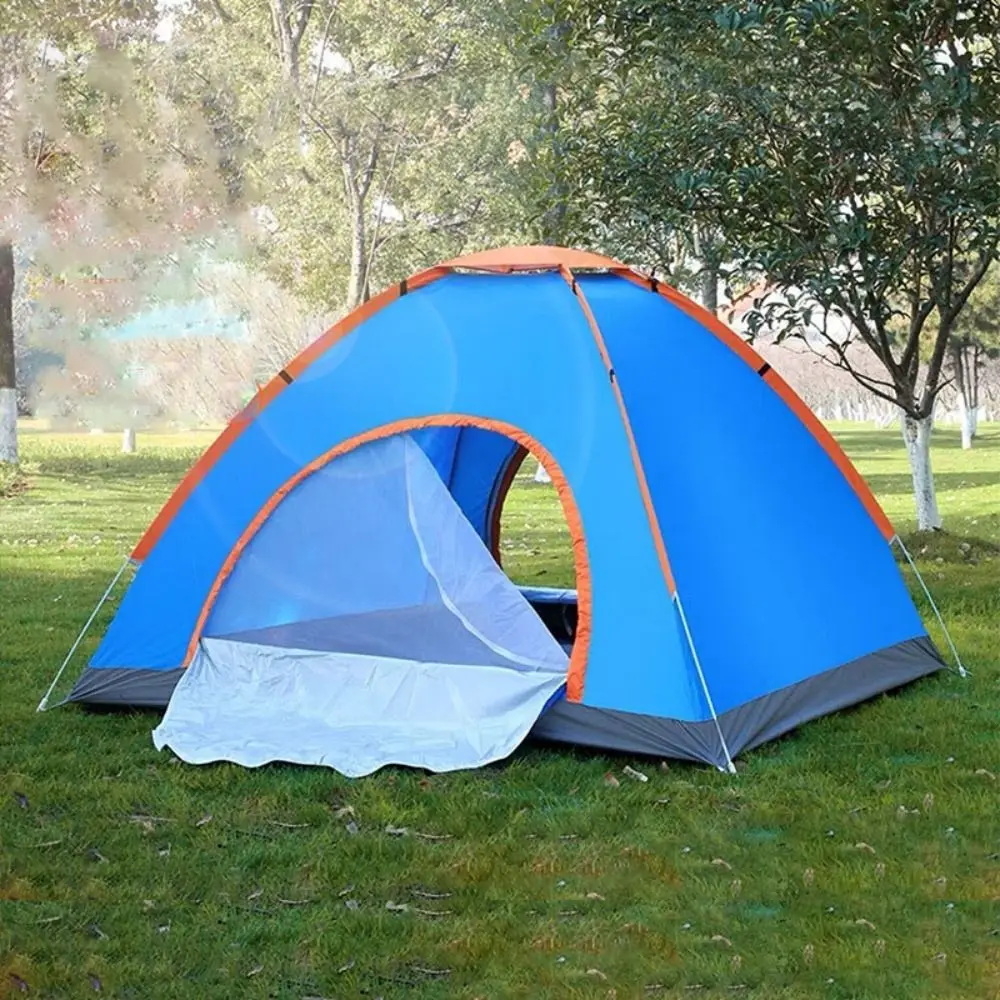 Carpa Automática para 1-4 Personas, de Tela Oxford, Impermeable, Resistente al Sol, Ligera y Gruesa para Acampar al Aire Libre