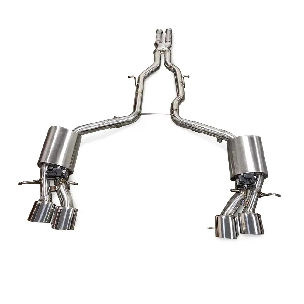 Ss304 Valvetronic Exhaust Pipe for  C280 C300 W204 3.0 2007-2014 Sport Catback Exhaust Muffler Custom Mid Pipe