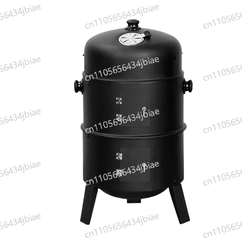 Hot Sale 3 in 1  Barbecue Grill Smoker 3 layers Tower Vertical Barrel BBQ Grill