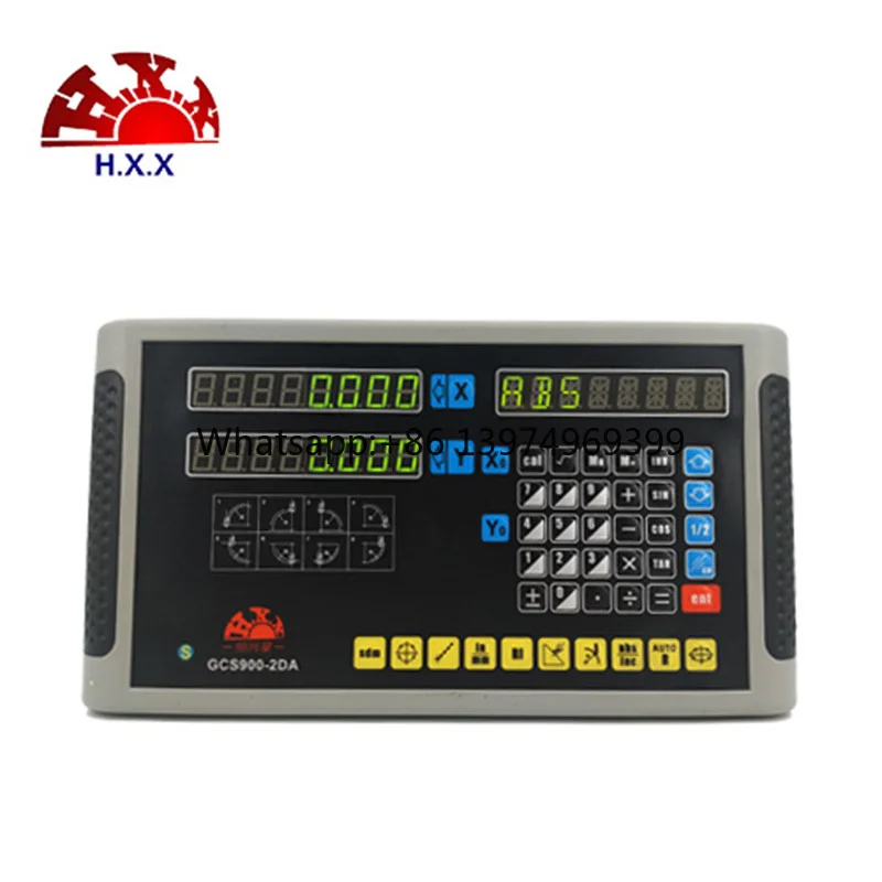 Professional Linear Scale with 2 Axis Dro LCD Digital Display Linear Scale and Digital Readout Meter for Milling Lathe Machine