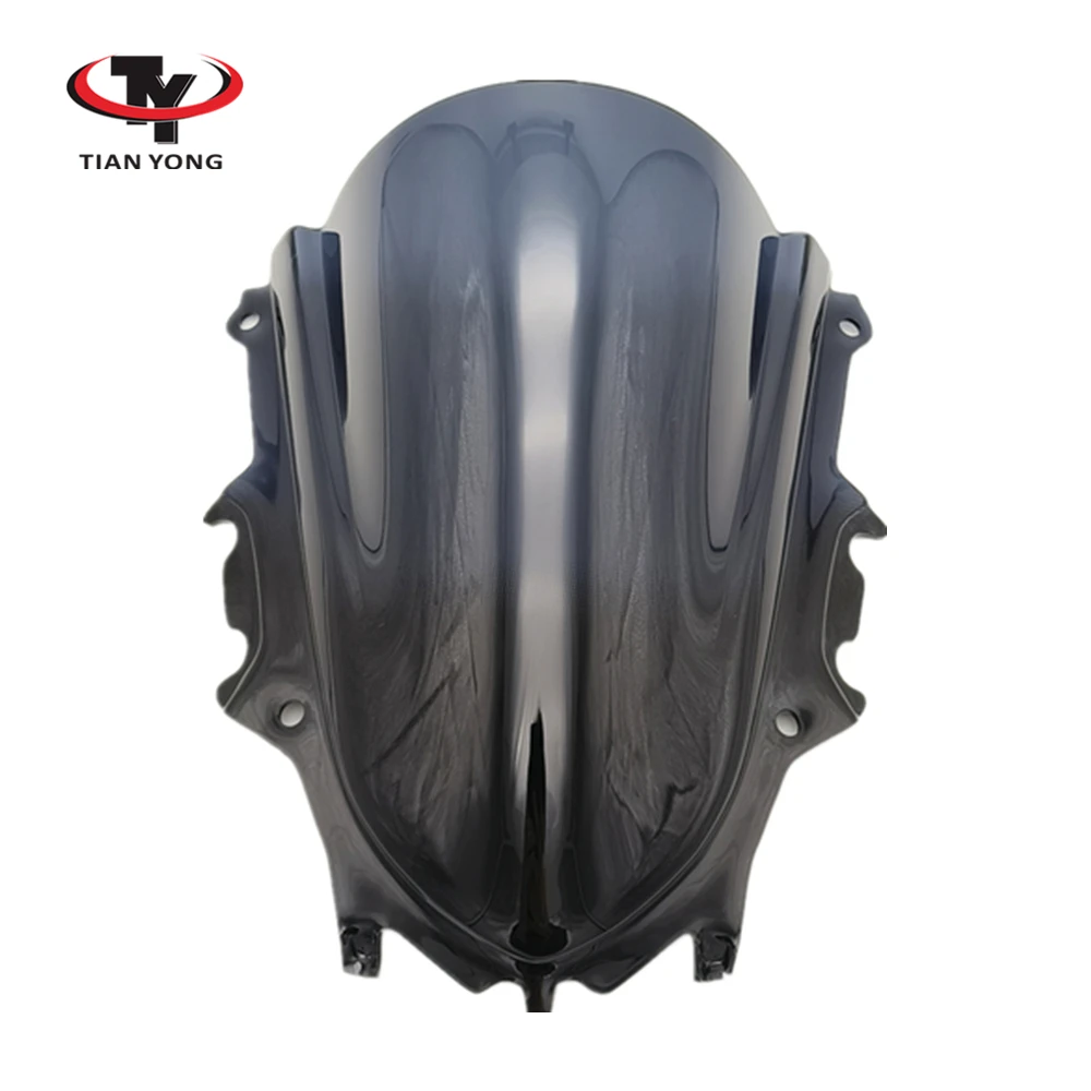 For Yamaha YZF R25 R3 2019 2020 2021 2022 Smoke Black Double Bubble Windshield Spoiler Accessories Wind Deflectore Windscreen