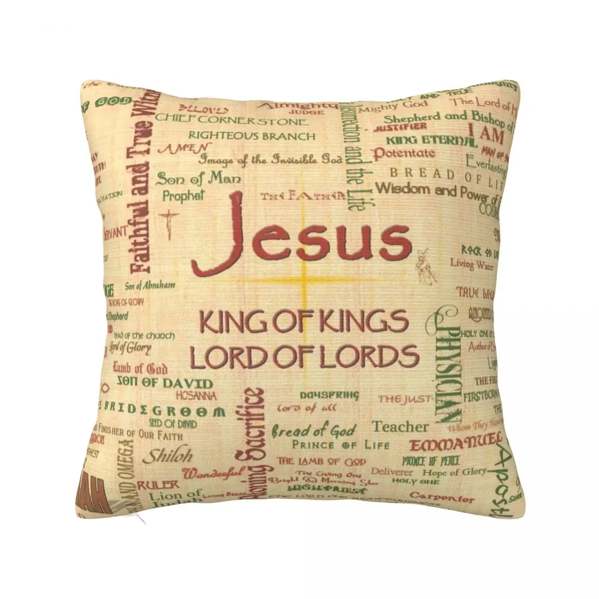 Jesus Biblical References Pillow Case God Christian Religion Verse Alexandria Cross Cushion Cover Decor Pillowcase for Home 18