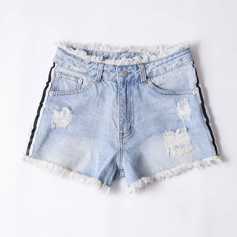 

Make Old Denim Shorts with Torn Tassels for Women Roupas Femininas Com Frete Gratis