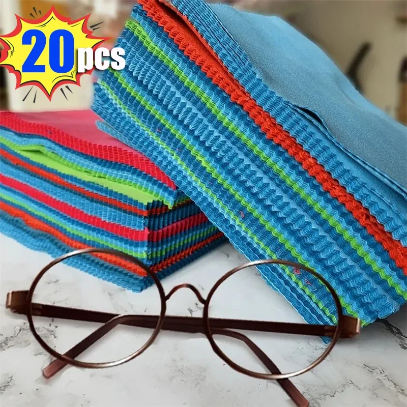 Nettoyant coloré pour lunettes, chamois, microcarence, livres, grill, lentille, écran de téléphone, lingettes, vente en gros, haute qualité