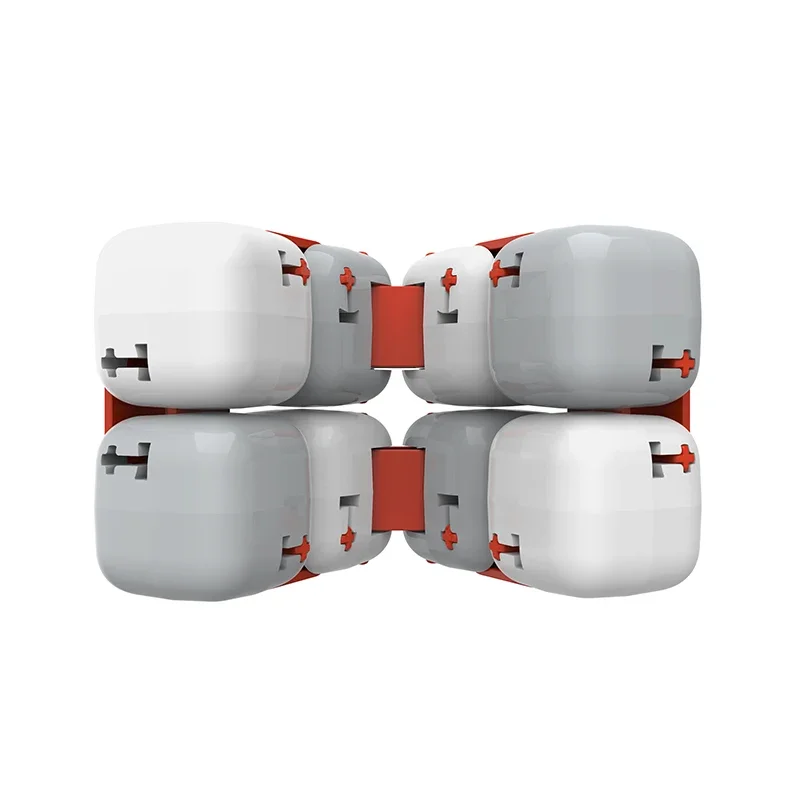 Xiaomi Mitu الملونة تململ مكعب سبينر سبعة مفاجأة الإصبع بنة الطوب لعبة ألغاز تجميع جديد #4