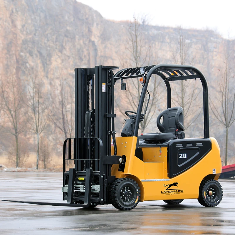 New Energy 4WD Forklift 1.5 Ton High-Quality Electric Small Forklift 2000 KG Warehouse Goods Transporter Customized Production