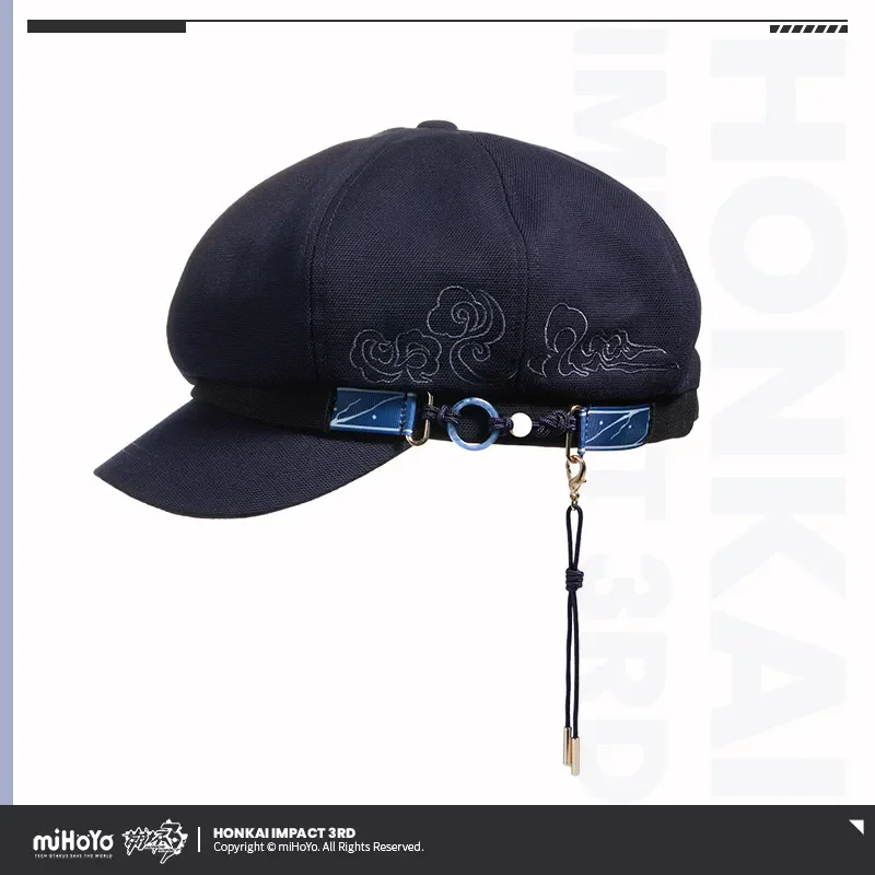 

Hat miHoYo Official Honkai Impact 3 Jade Knight Moon Scar Series LiShuShang Octagonal Cap Anime Fashion Cosplay Birthday Gifts