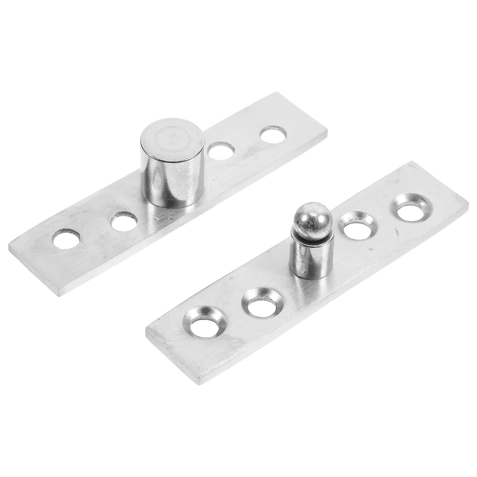 

2pcs Rotating Hidden Door Hinges Stainless Steel Kitchen Pivot Offset 360 Degree Smooth Movement Space Saving