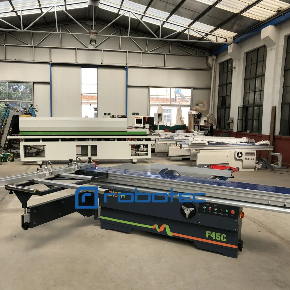 MJ6128 6130 آلة قطع الخشب Altendorf انزلاق الجدول لوحة المنشار تنسيق آلة قطع المنشار ROBOTEC